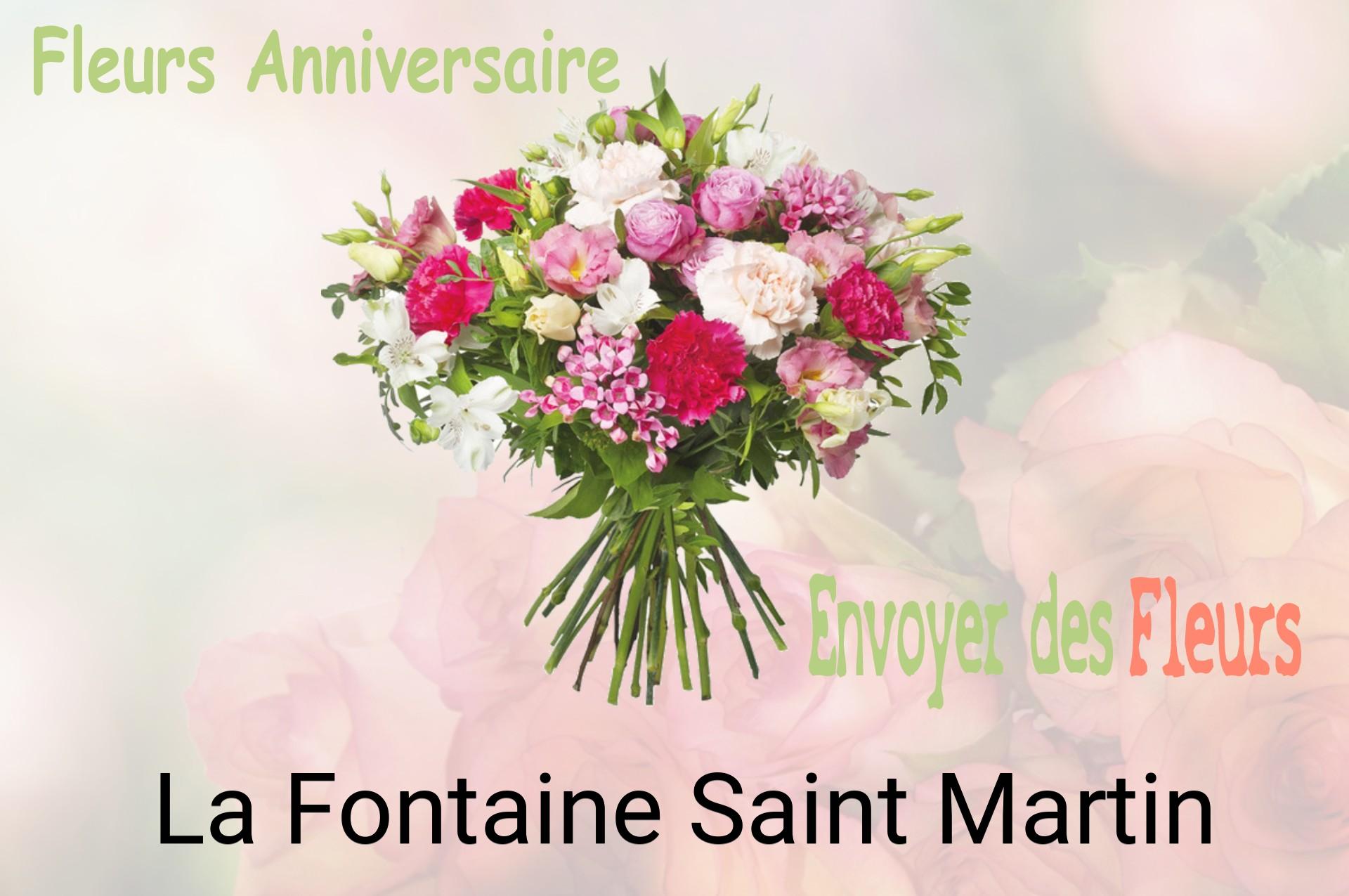 Bouquet de fleurs d’anniversaire livré à La Fontaine-Saint-Martin