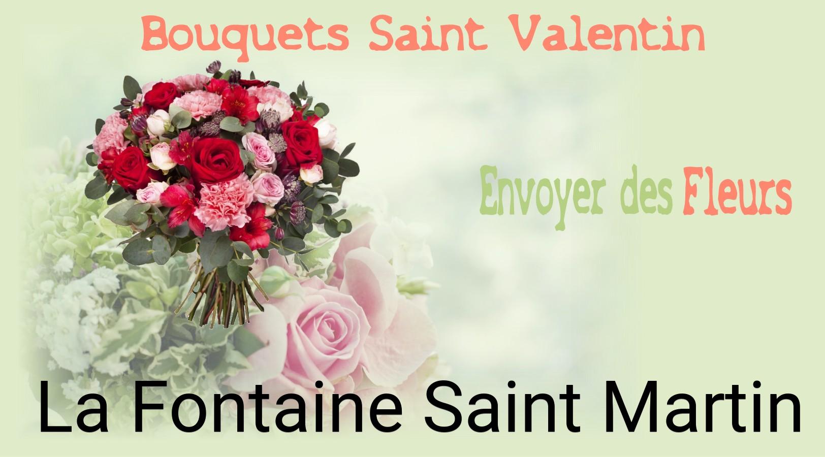 Roses de Saint-Valentin livrées à La Fontaine-Saint-Martin